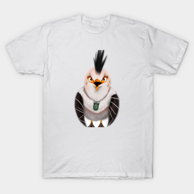 Cute Cuckoo Drawing T-Shirt by Play Zoo